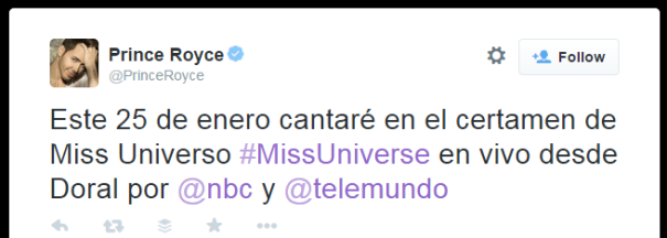 Bachata en Miss Universo 2015