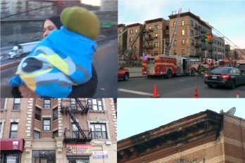Incendio en edificio del Alto Manhattan deja a 16 familias dominicanas damnificadas