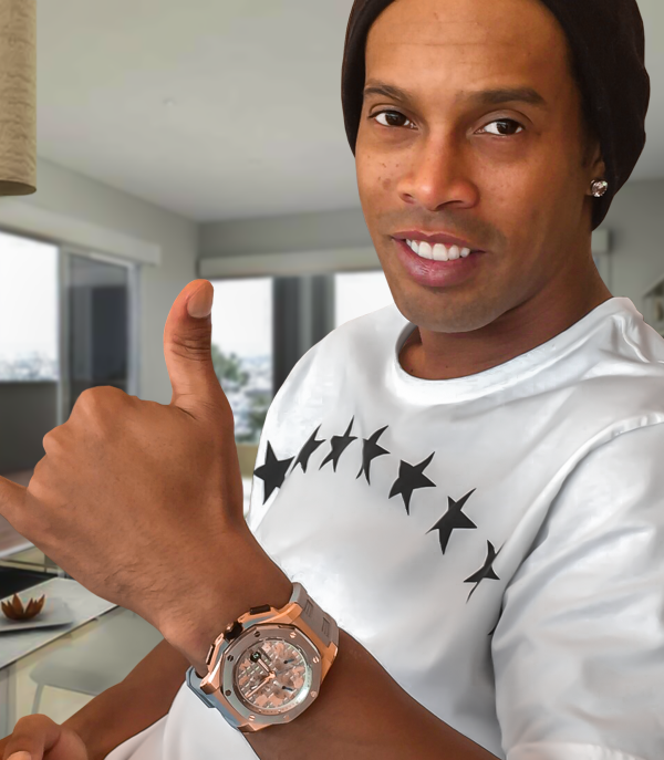 LeBron James regala reloj de US$60 mil a Ronaldinho